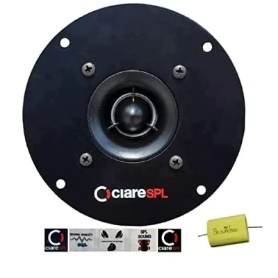 Abbildung von 1 CIARE CT267 CT 267 hochtöner schwarz 5&quot; 13 cm 130 mm Durchmesser 150 watt rms 300 max impedanz 4 ohm 105 db spl Auto, stück + kondensator und 5 kostenlose Aufkleber