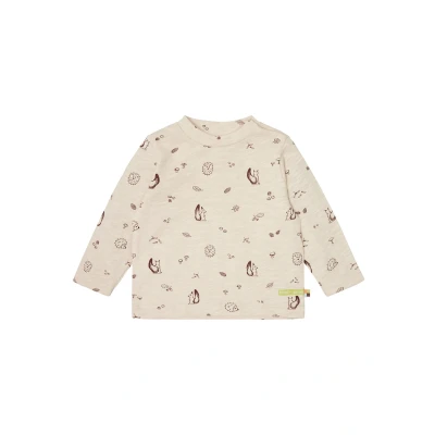 Abbildung von loud + proud Langarmshirt für Kinder, Größe: 98/104, Vanilla