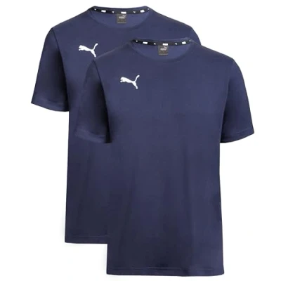 Abbildung von PUMA T Shirt Kinder 2er Pack Doppelpack Peacoat Gr. 116