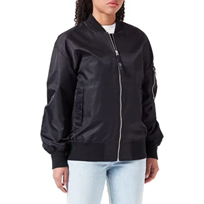 Abbildung von Q/S by s.Oliver Damen Jacke, Schwarz, S EU
