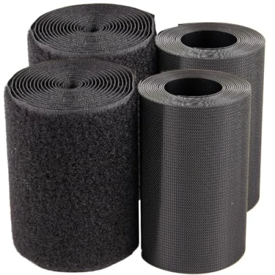 Abbildung von PEARL Klettstreifen: 2er Set Ultrastarkes Premium Klettband, 100 mm, 2 Meter (Nylon Klettverschluss, Stoffbänder)