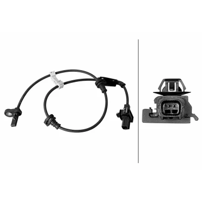 Abbildung von HELLA 6PU 358 218 791 ABS Sensor mit Klammer Hallsensor 2 715