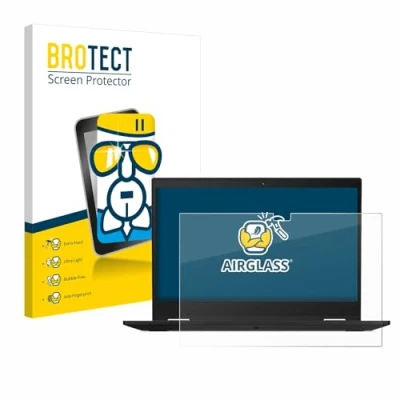 Abbildung von BROTECT Schutzglas für Lenovo ThinkPad X13 Yoga Gen 1 Schutzfolie Panzer Folie Glas [Extrem Kratzfest 9H, Anti Fingerprint, Ultra Transparent]