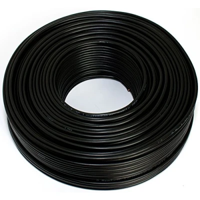 Abbildung von Lautsprecherkabel schwarz 2X 2,50mm² 50M Ring