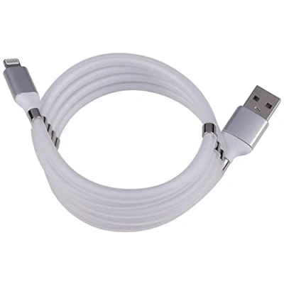 Abbildung von Grundig iPhone Ladekabel Lightning iPad Magnetisch 1 Meter Weiß