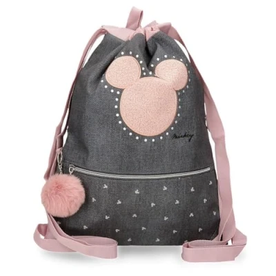 Abbildung von Joumma Disney Mickey Studs Rucksack, Schwarz, 35 x 46 cm, Polyester, Rucksack
