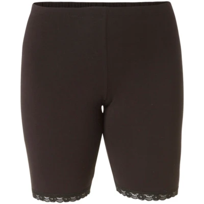 Abbildung von Base Level Curvy Radlerhose (Set, 2 tlg) mit dekorativer Spitze