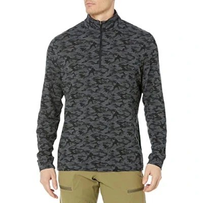 Abbildung von PGA TOUR Herren Luxe Wr Touch Camo Print 1/4 Zip Base Layer Golfhemd, Iron Caviar Htr, L