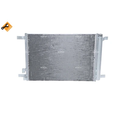 Abbildung von NRF 35968 Klimakondensator mit Trockner, Dichtring EASY FIT 13,7 11,7 Aluminium 523 R 1234yf, 134a VOLKSWAGEN: Golf 7 Variant, Passat B8 Variant