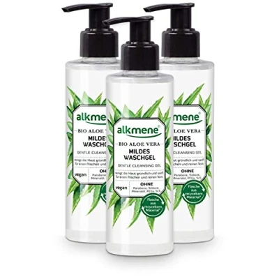 Abbildung von alkmene Gesichtsreinigungsgel Waschgel Bio Aloe Vera milde &amp; vegane Gesichtsreinigung, 1 tlg.