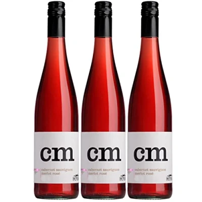 Abbildung von Thomas Hensel Aufwind Cabernet Merlot Roséwein Wein Trocken Pfalz Deutschland I Visando Paket (3 x 0,75l)