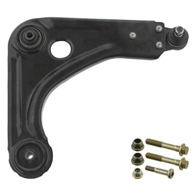 Abbildung von febi BILSTEIN 33104 Querlenker Plus mit Anbaumaterial Trag /Führungsgelenk, Lager Vorderachse rechts, unten Stahlblech