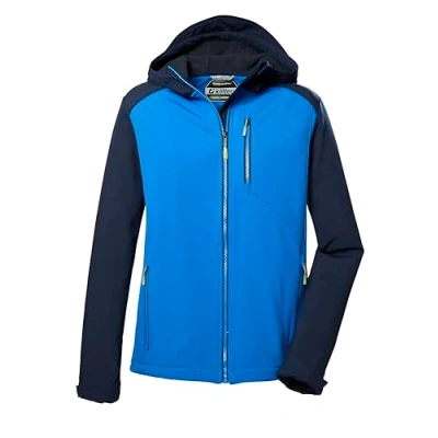 Abbildung von killtec Herren Softshelljacke/Outdoorjacke mit Kapuze KOS 265 MN SFTSHLL JCKT, dunkelnavy, XL, 41263 000