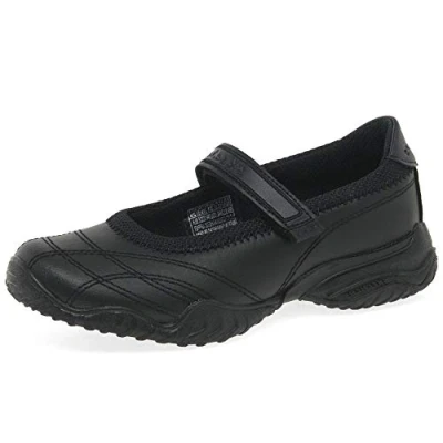 Abbildung von Skechers Girls Velocity Pouty Ballet Flats 81264L Black 11.5 UK Child, 29 EU