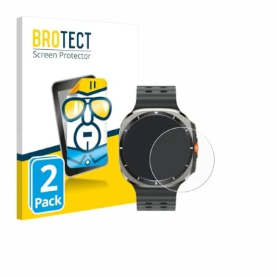 Abbildung von BROTECT (2 Stück Schutzfolie für Samsung Galaxy Watch Ultra (47 mm) Displayschutz Folie Klar