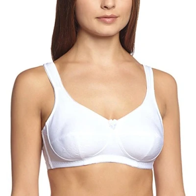 Abbildung von Sassa Damen Soft BH Jaqcuard, Einfarbig, Gr. 90C, Weiß (Weiß 00100)