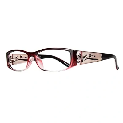 Abbildung von EYEBOGO Kaylee Stilvolle Lesebrille für Damen (Burgund, 1.00)