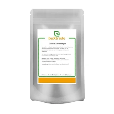 Abbildung von 1 kg Cassia Zimtstangen Deko Kassie Buxtrade