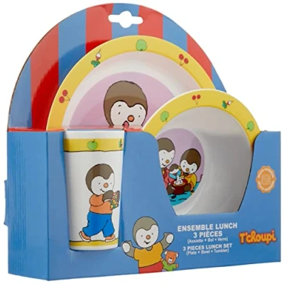 Abbildung von Fun House Conjunto de almuerzo 1 vaso, plato, plato 1383 N