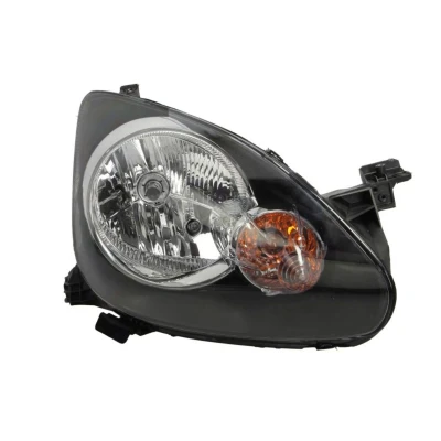 Abbildung von VALEO ORIGINAL PART 043009 Scheinwerfer rechts H4 Halogen transparent mit Abblendlicht, Fernlicht für Rechtsverkehr Stellmotor LWR
