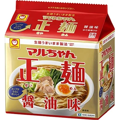 Abbildung von Maruchan Seimen Japanese Instant Ramen Noodles Soy Sauce Taste 18.5oz (For 5 Bowls) by N/A