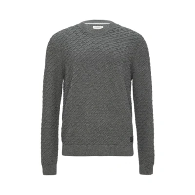 Abbildung von s.Oliver MIT Vausschnitt Strickpullover, Herren, Größe: Large, Graphit