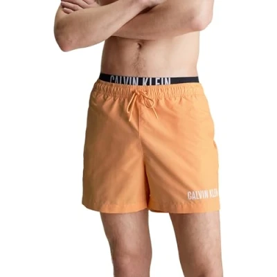 Abbildung von Calvin Klein Herren Badehose Medium Double Mittellang