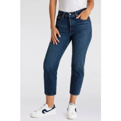 Abbildung von Levi&#039;s 501 CROP Jeans Straight Leg, Damen, Größe: 29x26, Yd botanical gardenia