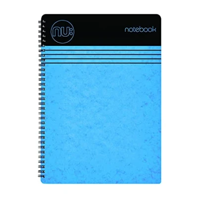 Abbildung von Nu Craze Notizbuch, A5, Spiralbindung, 110 Seiten, 80 g/m², FSC Papier, Blau