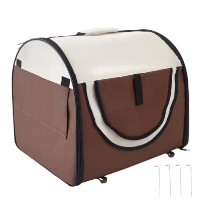 Abbildung von PawHut Tiertransportbox Hundetransportbox in Größe S bis 10 kg