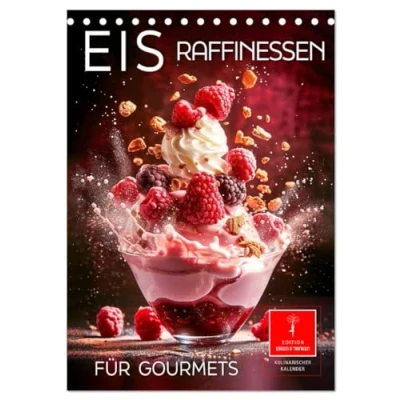 Abbildung von Eis Raffinessen für Gourmets (Tischkalender 2025 DIN A5 hoch), CALVENDO Monatskalender