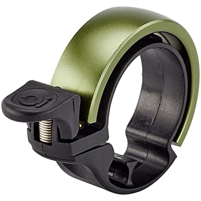 Abbildung von Knog Fahrradklingel Oi Classic Large 23,8 31,8 mm, Schwarz Olive, KNCL