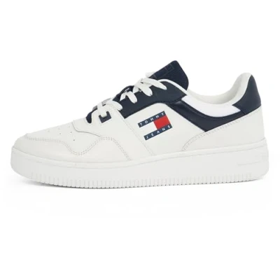 Abbildung von Tommy Jeans Retro Basket Sneaker low, Herren, Größe: 40, Navy Schuhe