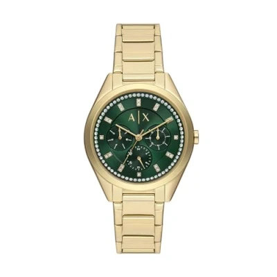 Abbildung von Armani Exchange Uhr goldcoloured, Damen, Größe: One Size, Gold coloured
