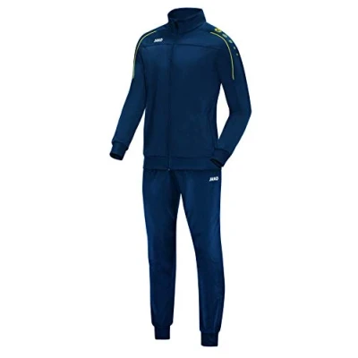 Abbildung von JAKO Herren Trainingsanzug Polyester Classico, nightblue/citro, XL, M9150