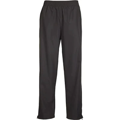 Abbildung von Killtec Regenhose Herren Sinno Überziehhose mit Bein Weissverschluss regenfeste Hose 100% wasserdicht, Winddicht und atmugsaktiv, schwarz, L