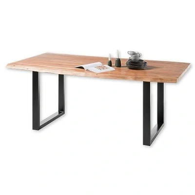 Abbildung von HBZ Esstisch &quot;India&quot;, 180 cm breit Massivholz mit Baumkante