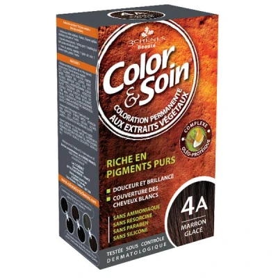 Abbildung von Les 3 Chênes Color &amp; Soin Bio Haarfarbe, ohne Ammoniak, Resorcin, Parabene