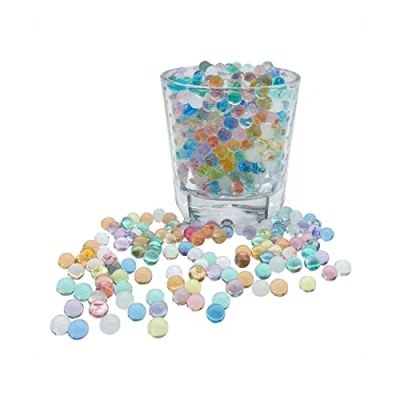 Abbildung von KONFEN Wasserperlen Gelkugeln 20000 Stücke, Farbenfroh Water Beads 7 8mm, Gelperlen Wasser Dekorativ Gel Perlen für Blumen, Pflanzen, Vase Füllstoff und Deko (Farbenfroh)