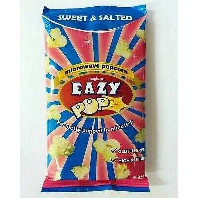 Abbildung von Eazy Pop Mikrowellen Popcorn Süß &amp; Salzig 85g 3er Packung