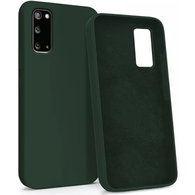 Abbildung von MyGadget Hülle für Samsung Galaxy S20 Gummierte Handyhülle [ 3 Layer Struktur ] Schutzhülle mit Soft Inlay &amp; Hardcase Cover außen Olivgrün