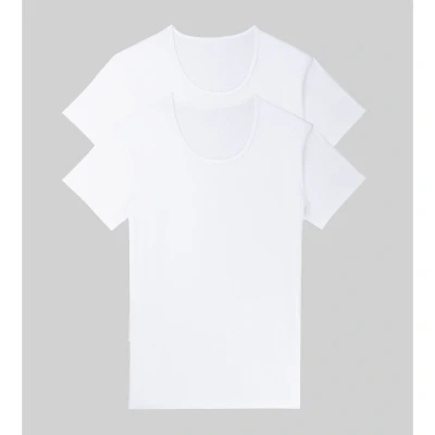 Abbildung von Sloggi 24/7 Oneck 2 PACK Unterhemd/shirt, Herren, Größe: Small, White