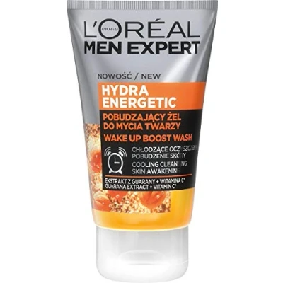Abbildung von L&#039;Oréal Paris Men Expert Hydra Energetic Gesichtsreinigungsgel mit kühlender und erregender Wirkung der Haut, 100 ml