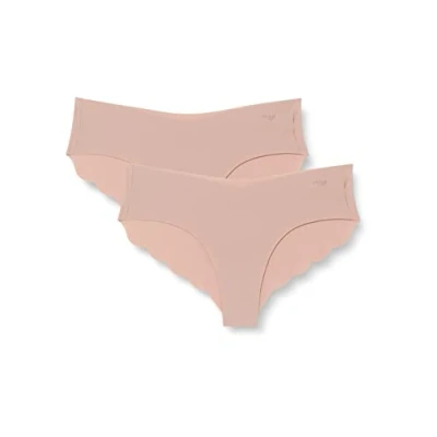 Abbildung von Sloggi Hipster 2 PACK Slip, Damen, Größe: Large, Cameo brown