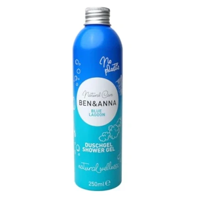 Abbildung von Ben &amp; Anna Duschgel Blue Lagoon 1er Pack Shower Gel Naturkosmetik, Vegan, Ohne Plasik, Alu Dose (6)