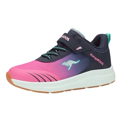 Abbildung von KangaROOS Mädchen Kb rida Ev Sneaker, Dk Navy Daisy Pink, 30 EU