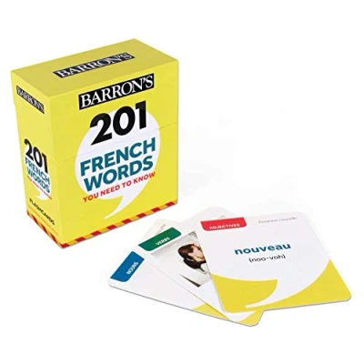Abbildung von 201 French Words You Need to Know Flashcards (Barron&#039;s Foreign Language Guides)