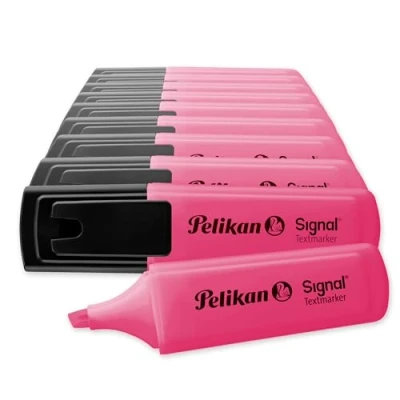 Abbildung von Pelikan Signal Pack von 10 Lesezeichen Rosa