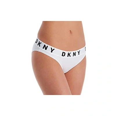 Abbildung von DKNY Intimates COZY Boyfriend Slip, Damen, Größe: Large, White/black