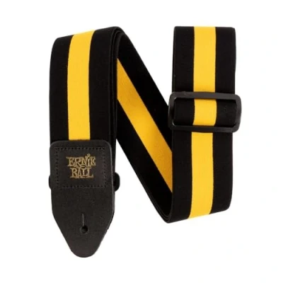 Abbildung von Ernie Ball Stretch Comfort Racer Yellow Gitarrengurt